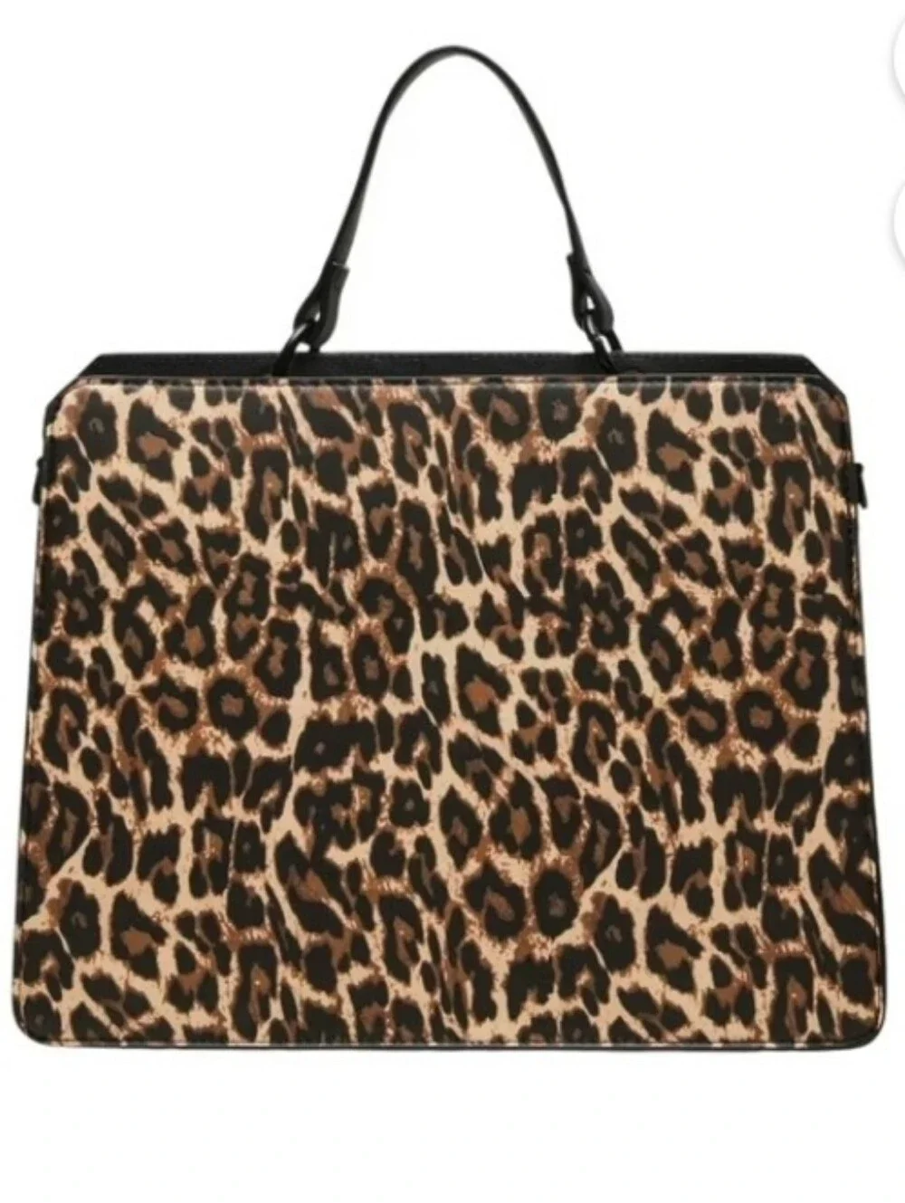 🆕️👜Steve Madden XL Bevelyn Leopard Satchel